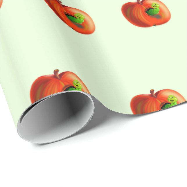 Lustigt Papper för apple-inslagning Presentpapper (Rullad Hörn)