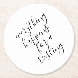 Lustigt Pappert Underlägg av Vin Party-idéer