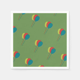 Lustigt pappra servetter till party!