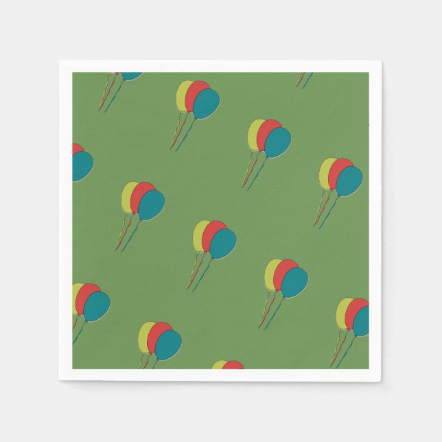 Lustigt pappra servetter till party! (Framsidan)