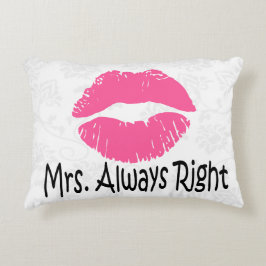 Lustigt par, Mr höger, Mrs. höger.. Prydnadskudde