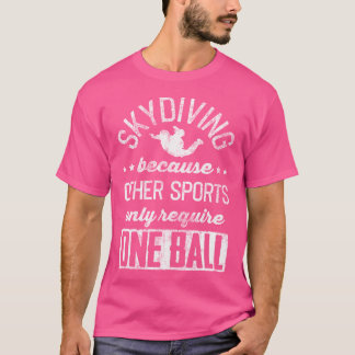 Lustigt parachuting Älskare-grafik för kvinnor och T Shirt