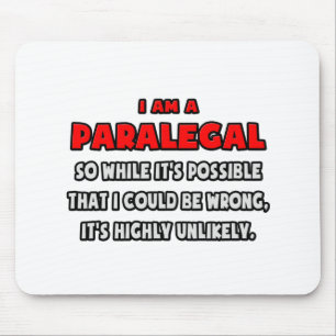 Lustigt Paralegal ... Mycket osannolikt Musmatta