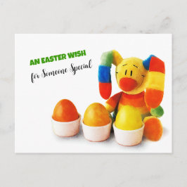 Lustigt Påskhare. Anpassade Påsk vykort