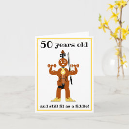 Lustigt passande som fiddle kort