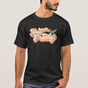 Lustigt Peachy Retro 70S Georgia Peacher Summer T Shirt