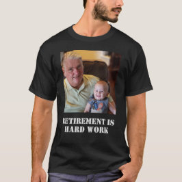 Lustigt Pension är morfar Foto T Shirt