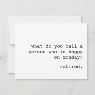 Lustigt pension-kort / vad kallar du en person? julkort