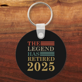 Lustigt Pension Legend har gått tillbaka 2025 Nyckelring