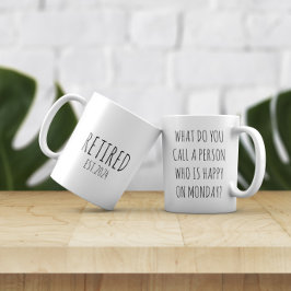 Lustigt pension, Lycklig Pension-gåvor Kaffemugg