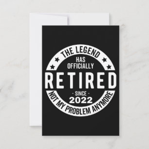 Lustigt pension, pensionerad, pensionerad brandman anteckningskort
