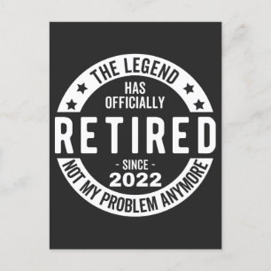 Lustigt pension, pensionerad, pensionerad brandman helg vykort