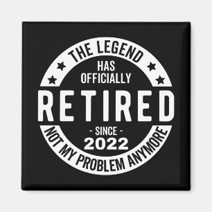 Lustigt pension, pensionerad, pensionerad brandman magnet