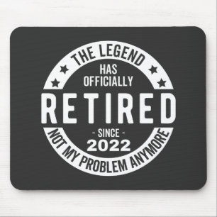 Lustigt pension, pensionerad, pensionerad brandman musmatta