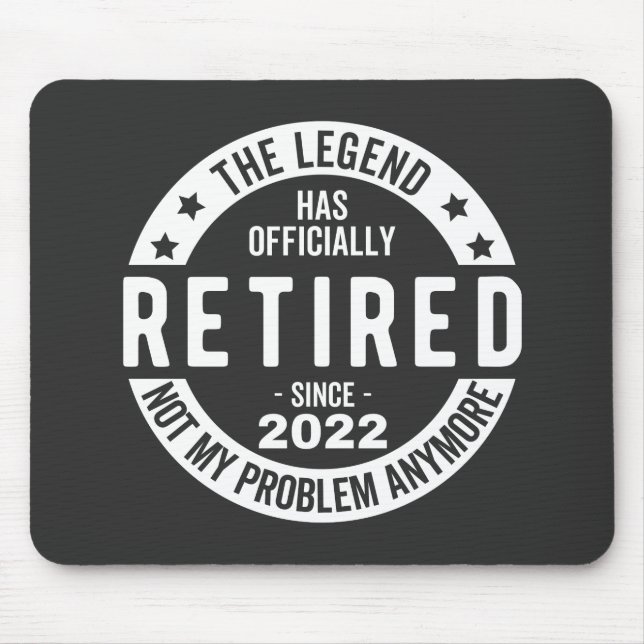 Lustigt pension, pensionerad, pensionerad brandman musmatta (Framsidan)