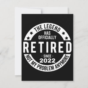 Lustigt pension, pensionerad, pensionerad brandman spara datumet