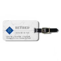 Lustigt pensionerad, vit marmor, proffsgag