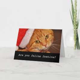Lustigt personlig-christmas-kort helgkort