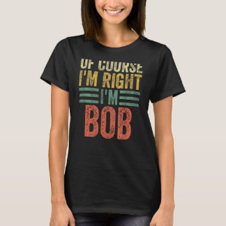Lustigt Personlig Namn Shirt Jag är Höger T