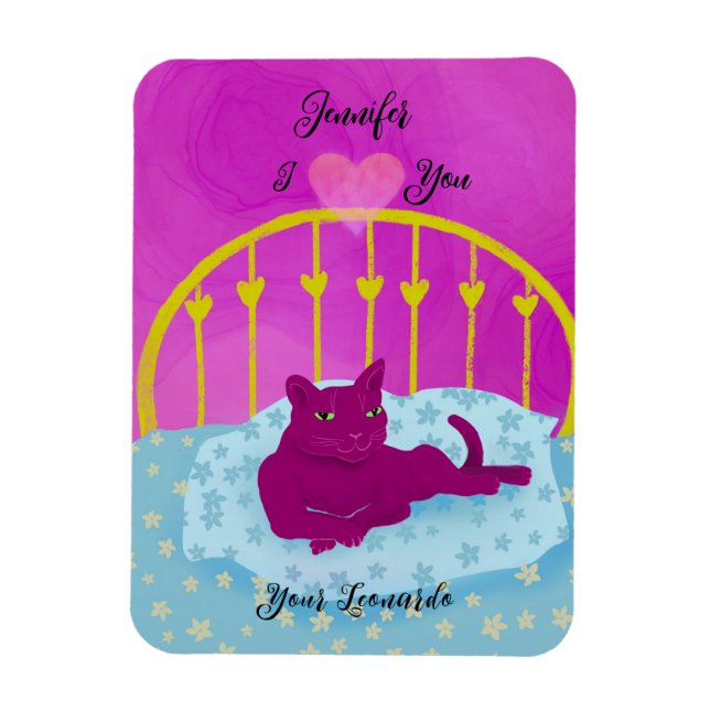 Lustigt Personlig Valentine, jag hatar dig från ka Magnet (Vertikal)