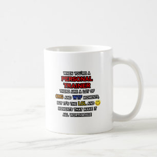 Lustigt personutbildare ... OMG WTF LOL Kaffemugg