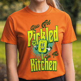 Lustigt Pickleball din Har Pickled T Shirt
