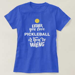 Lustigt Pickleball för Fanatic Pickleball Player T Shirt