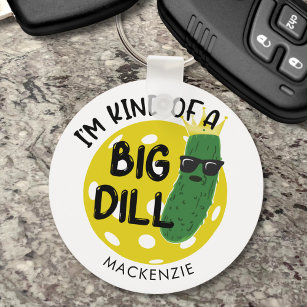 Lustigt Pickleball Pickle... Jag är typ AV EN STOR Nyckelring