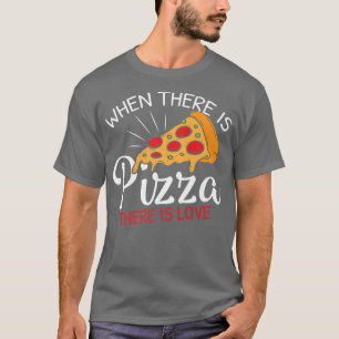 Lustigt Pizza är Kärlek-segmentet av Heaven Premiu T Shirt