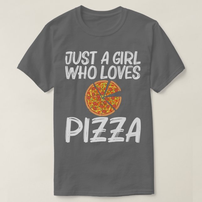 Lustigt Pizza för flickor Kids Italienska Pizza Sl T Shirt (Design framsida)