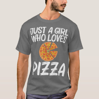 Lustigt Pizza för flickor Kids Italienska Pizza Sl T Shirt