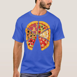 Lustigt Pizza-segment för hans och hennes matchand T Shirt
