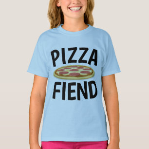 Lustigt PIZZA T-shirts, PIZZA FIEND T Shirt