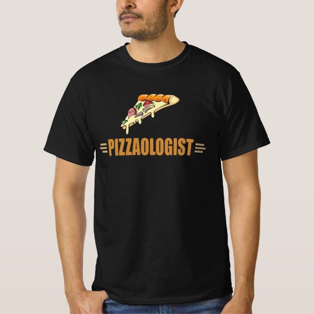 Lustigt Pizza Tee (Framsida)