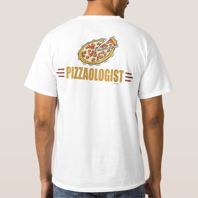 Lustigt Pizza Tröja (Baksida)