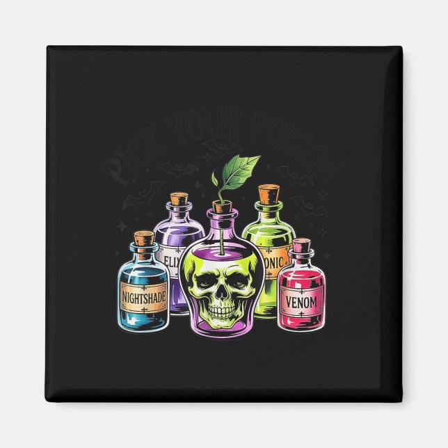 Lustigt Plocka din kriminalvårdsanka Halloween Got Magnet (Framsidan)