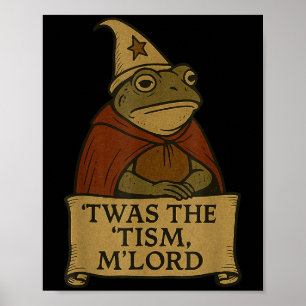 Lustigt PM Tees Twas Tism Mlord _1 Poster