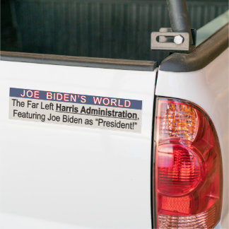 Lustigt politiskt Bumper Sticker - Joe Biden Bildekal