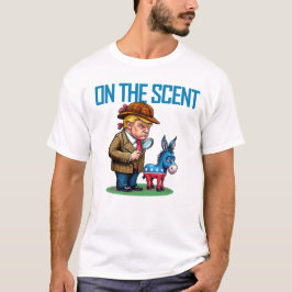 Lustigt politiskt detektiv Tecknad på Scent T Shirt