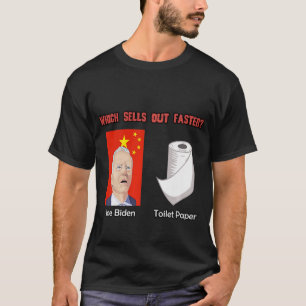 Lustigt politiskt meme Satire Sömnig Joe Biden Chi T Shirt
