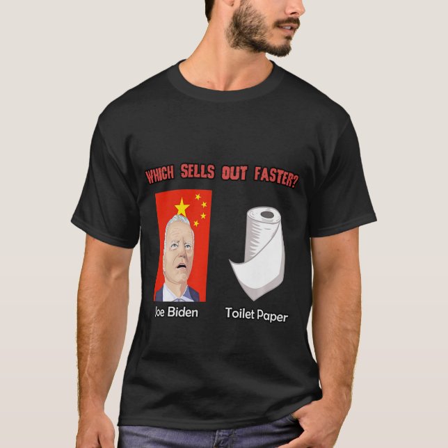 Lustigt politiskt meme Satire Sömnig Joe Biden Chi T Shirt (Framsida)