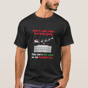 Lustigt politiskt motgift finns på den stygga list t shirt