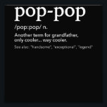 Lustigt poppop för coola morpa för fars dag fototryck<br><div class="desc">Lustigt poppop för coola morpa för fars dag</div>