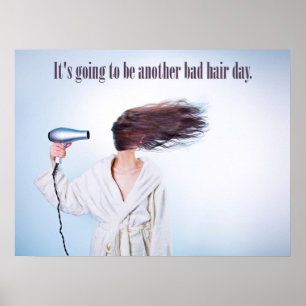 Lustigt poster av dålig luftdag