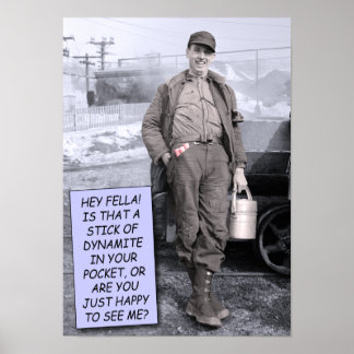 Lustigt Poster - Dynamit?