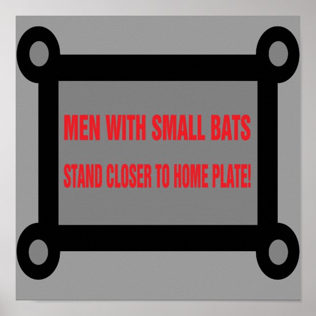 Lustigt poster för restauranger och pub. (Framsidan)