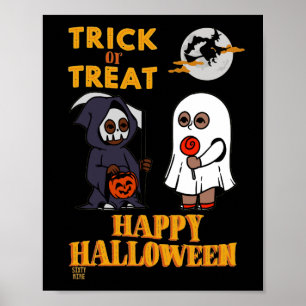Lustigt poster "HALLOWEEN 1"