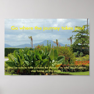 Lustigt Poster i scenen