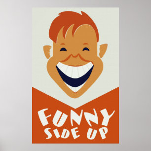 Lustigt Poster sida upp