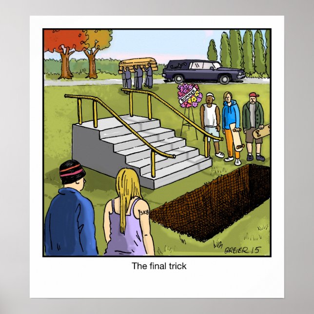 Lustigt Poster Tecknad - Slutligt test (Framsidan)